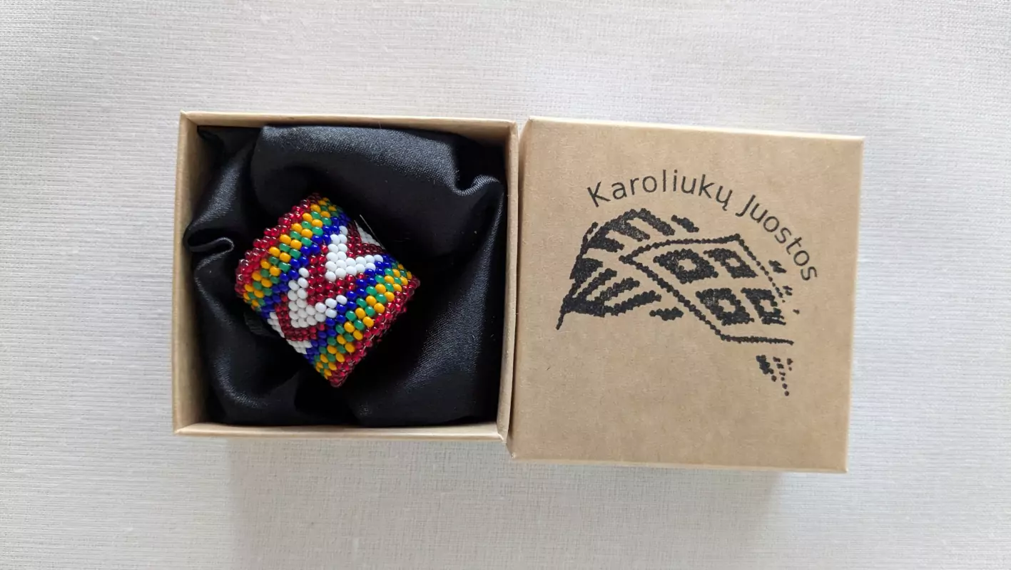 siaura apyrankė "varnelės" įpakavimo dėžutėje